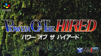 Power of the Hired Super Famicom  box art